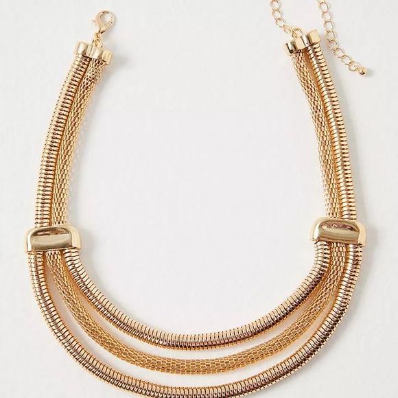 Free People Gold Multi-Strand Necklace - Picture 3 of 5